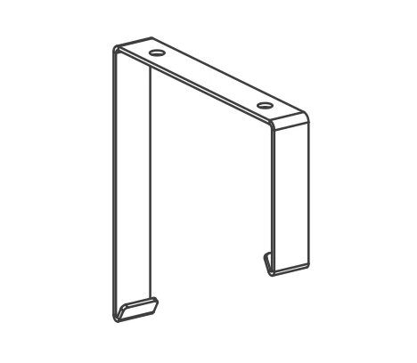Haken für Kabelwanne-Black-KDI-V0.6(für Ihre vorherige Bestellung)