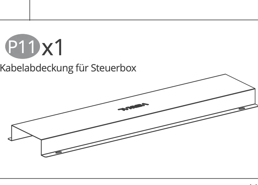 Kabelabdeckung für Steuerbox-Black-KDI-V0.6(für Ihre vorherige Bestellung)