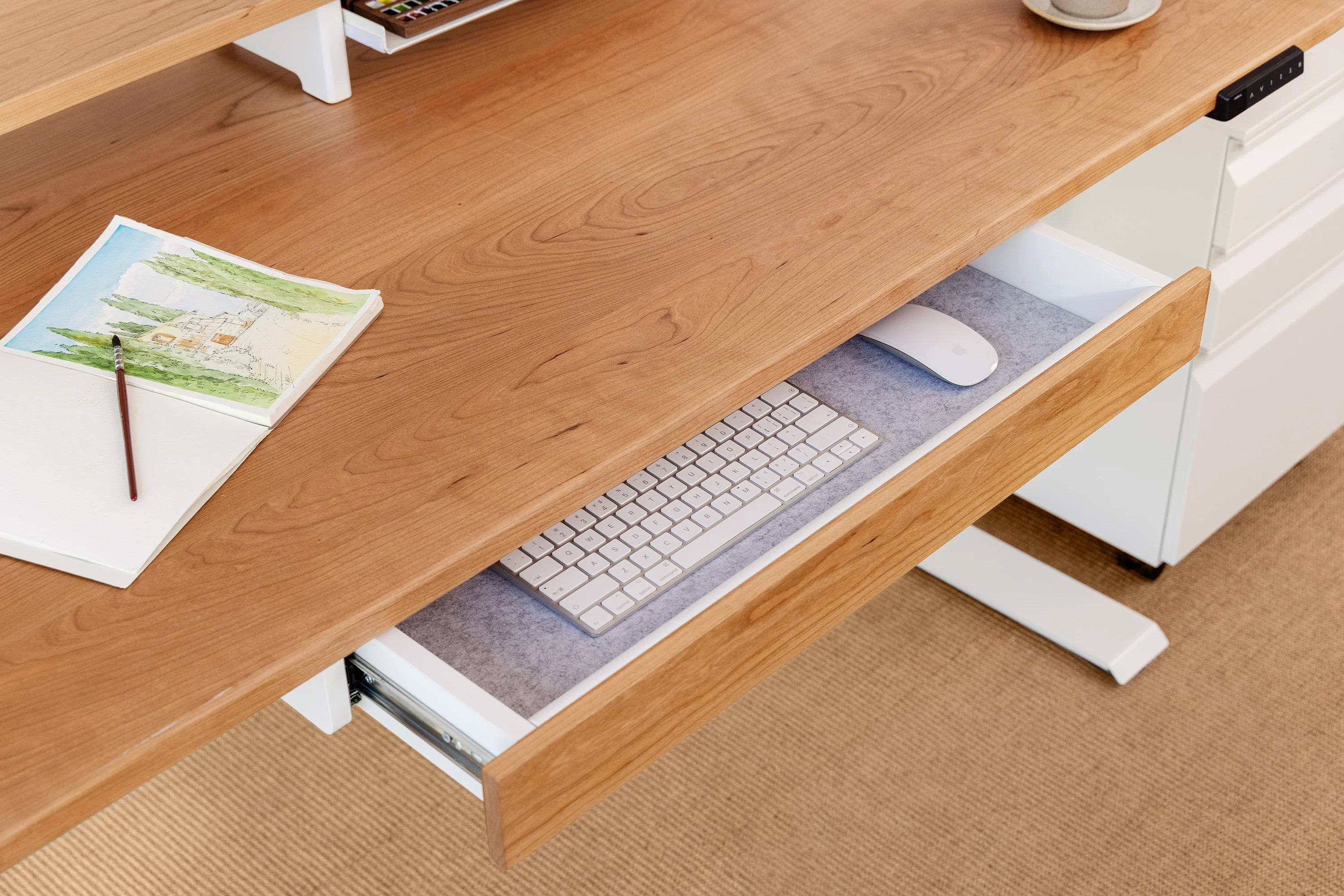 Integrierte Schublade Tastaturablage - Image 16