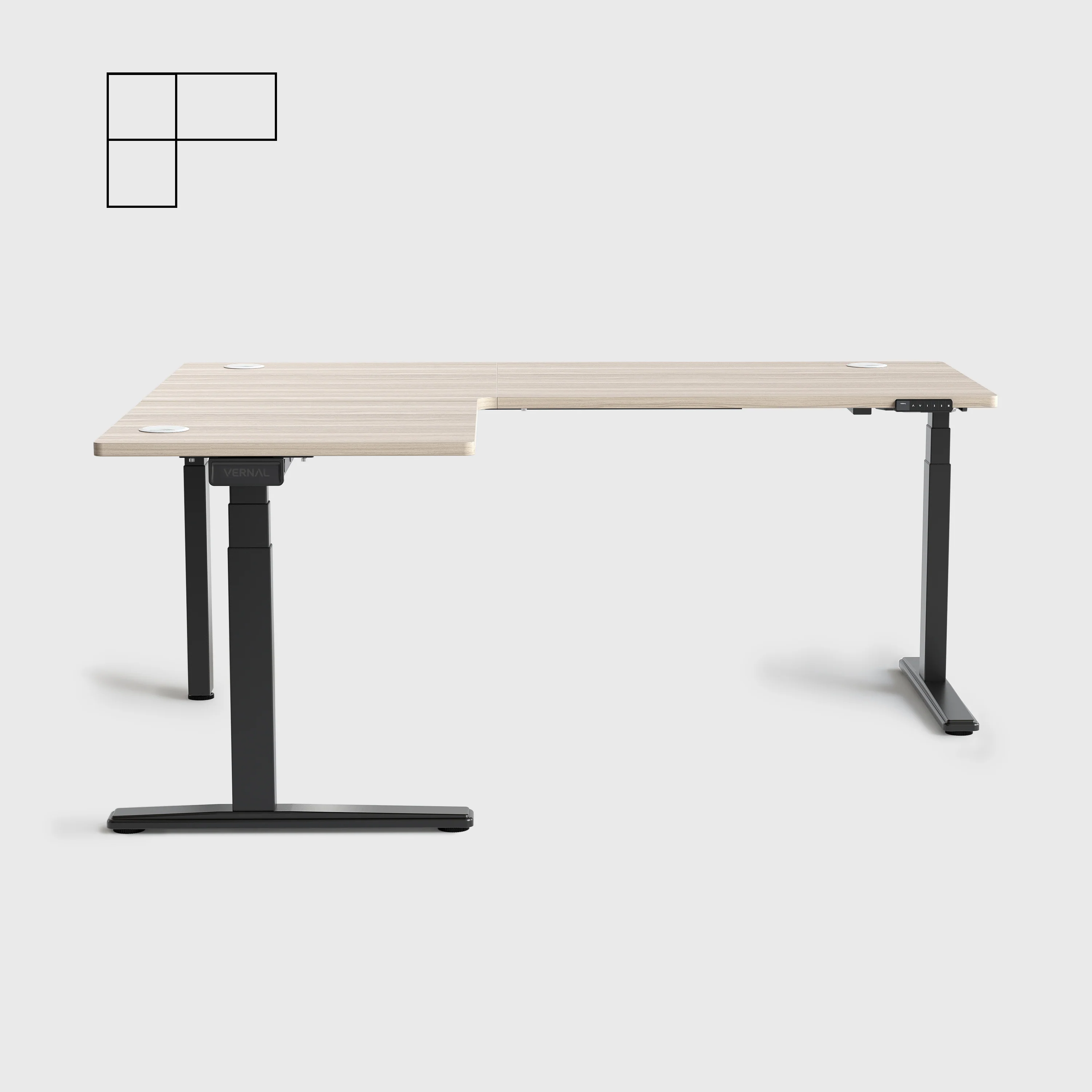 Vernal Core3 L-förmige Höhenverstellbarer Eckschreibtisch - Image 19