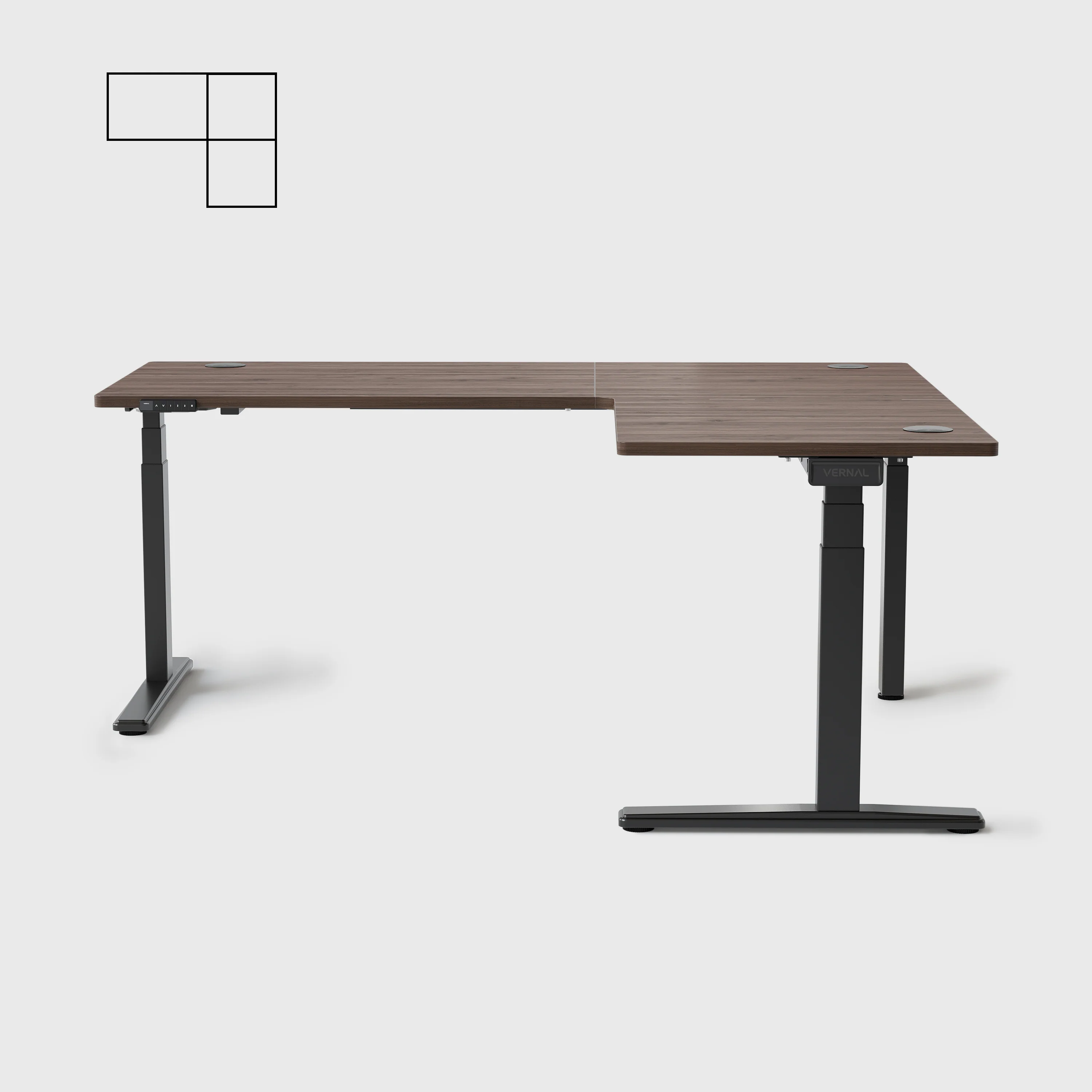 Vernal Core3 L-förmige Höhenverstellbarer Eckschreibtisch - Image 7