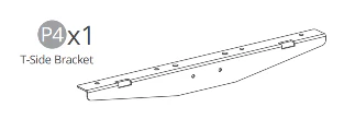 T-Side Bracket-V0.6 L Frame-P4-White(for your previous order) - Image 2