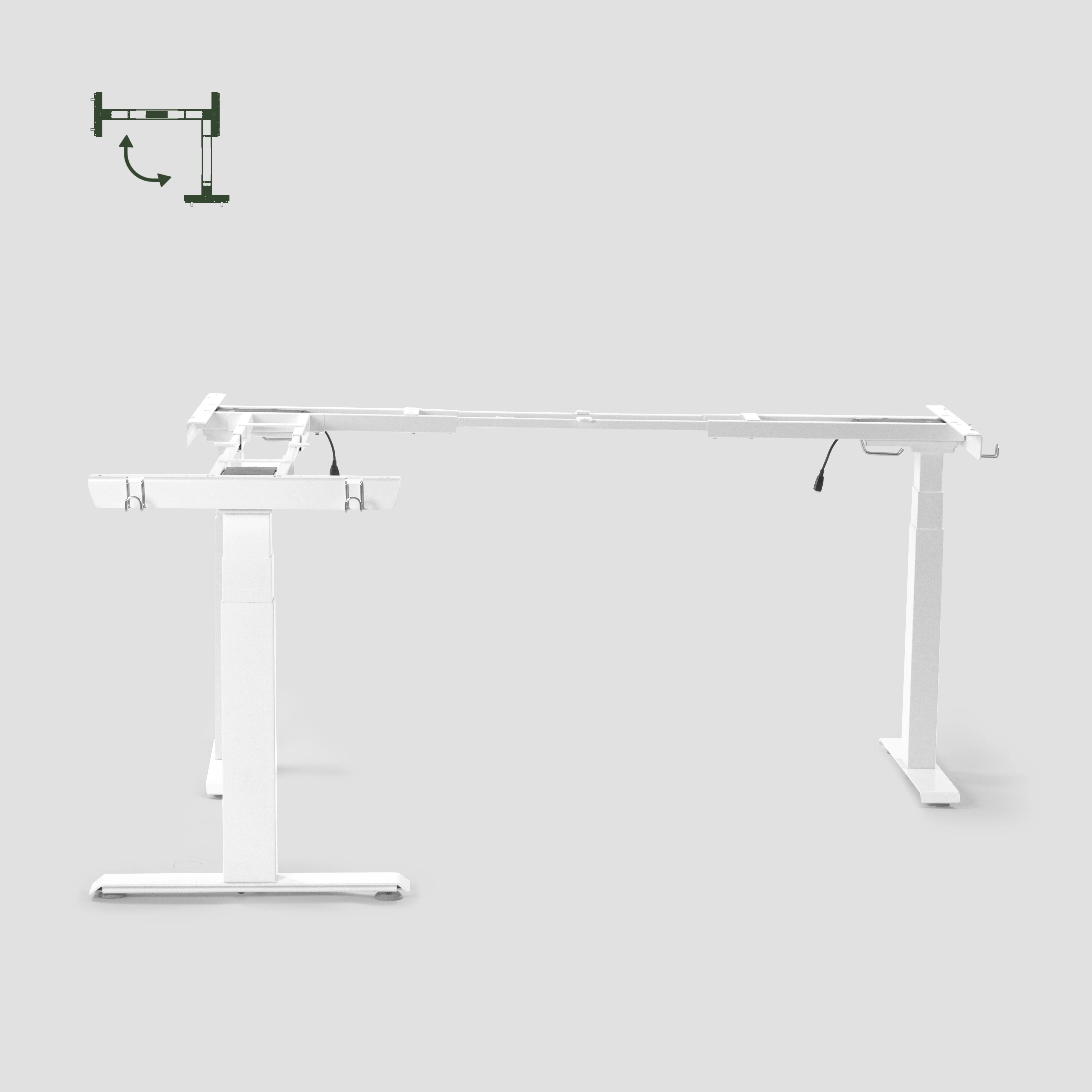 UNISTATION - Höhenverstellbarer Eckschreibtisch - Image 3