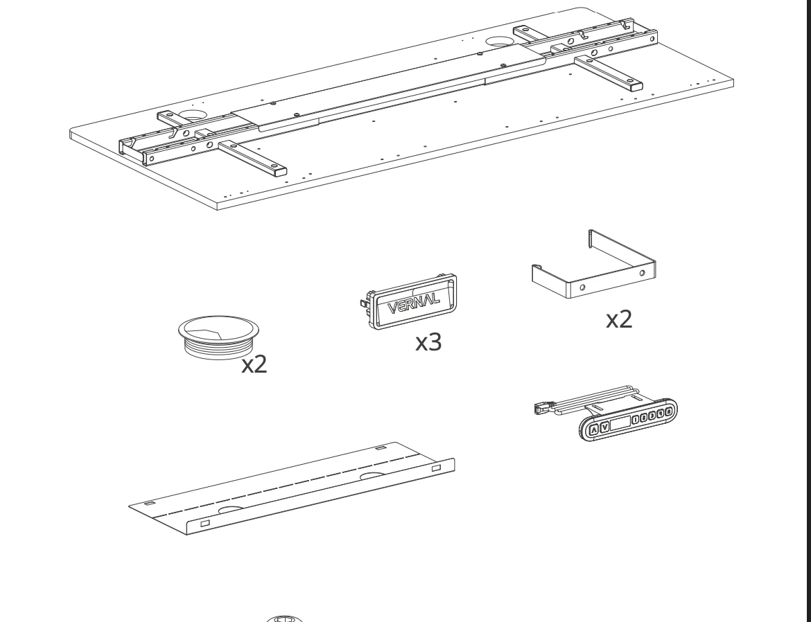V0.5 L-förmige Schreibtischplatte – Dunkelwalnuss – 180×75×2,2 cm (für Ihre vorherige Bestellung) - Image 2