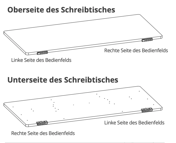 V0.6 Tischplatte – Hellwalnuss – 160 × 80 × 2.5 (für Ihre vorherige Bestellung)