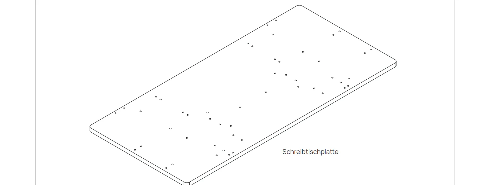 V0.7 Tischplatte – Walnuss – 180 × 80 × 2.5 (für Ihre vorherige Bestellung) - Image 2